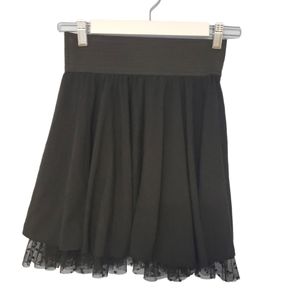Black Skirt With 2 Layers, Size M